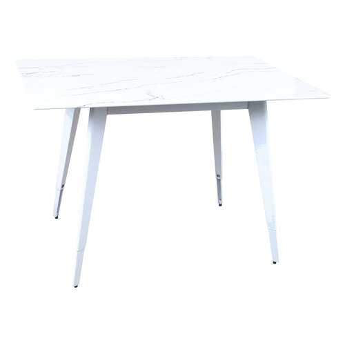 Кухонный стол Ричмонд DT-983-G/W-120 Белый, стекло в ИКЕНация