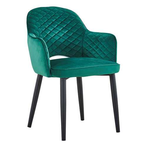 Стул STOOL GROUP Венера диамант MC16-2YS LEGS BLACK HLR-56 изумрудный, черный матовый в ИКЕНация